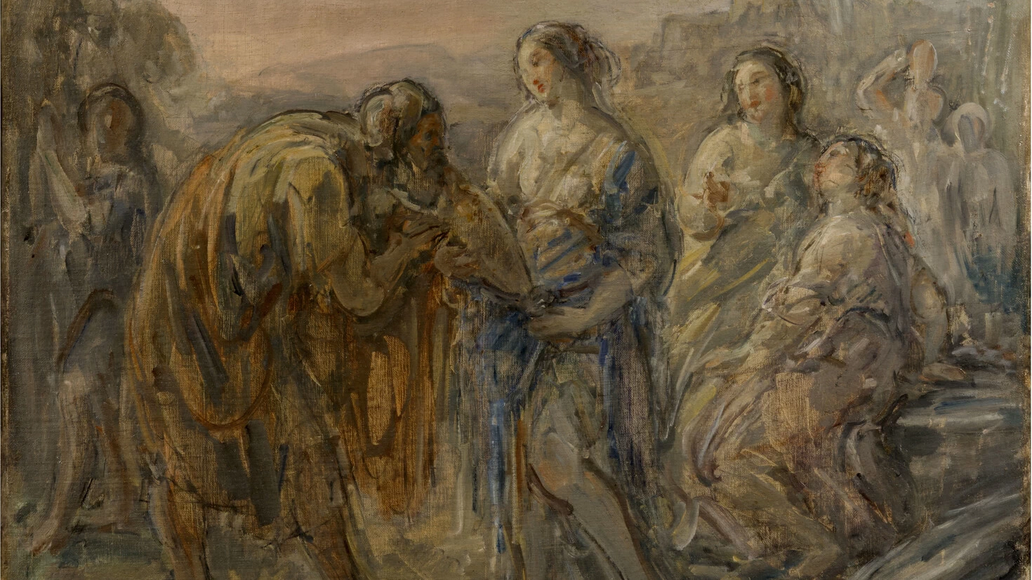 Giovanni Carnovali - Rebecca e il servo d’Abramo